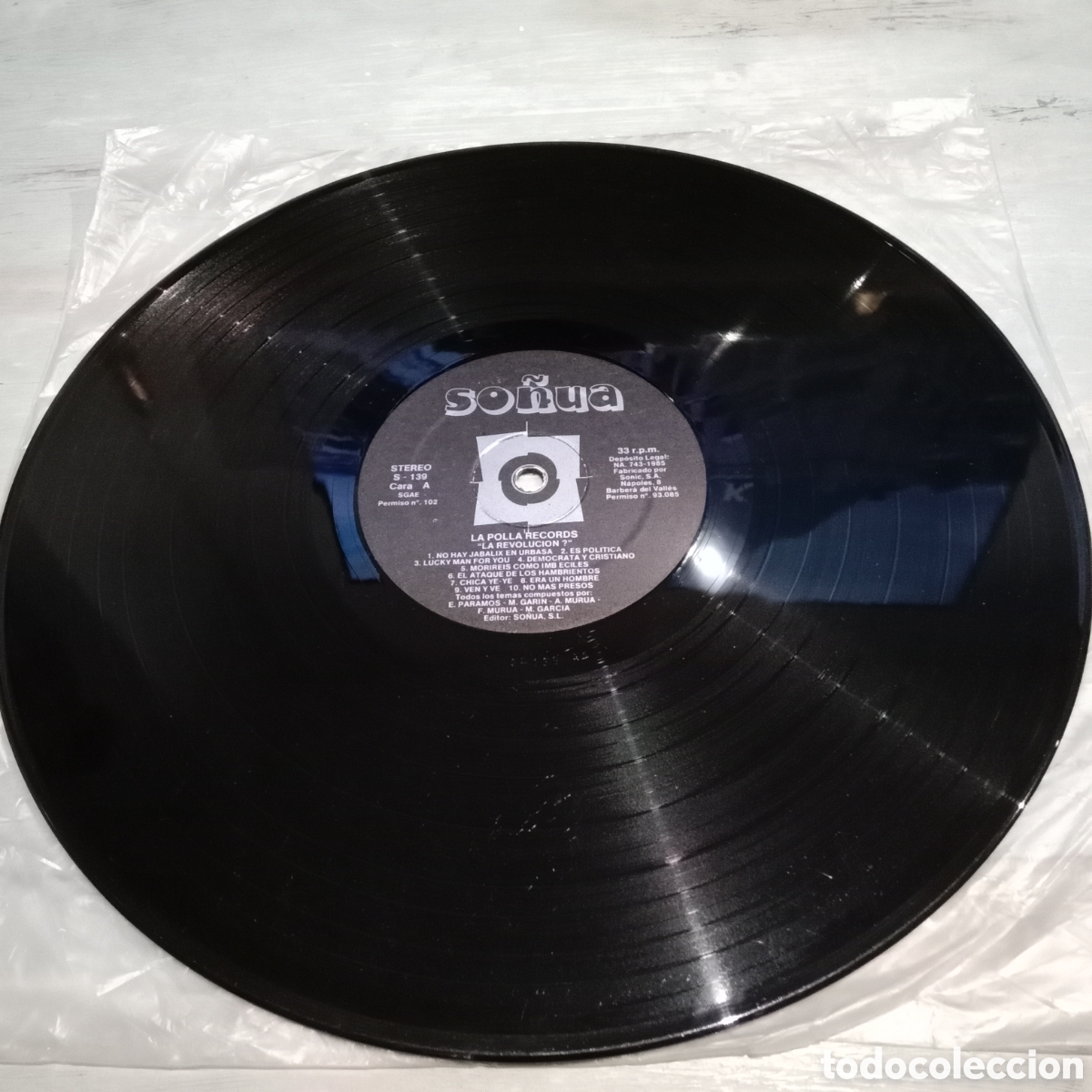 Discos de vinilo: LA POLLA RECORDS - REVOLUCION!! - LP, SOLO VINILO, FALTA CARPETA!!