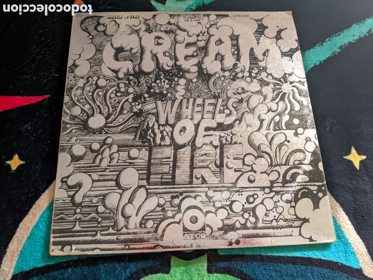 Discos de vinilo: // Cream - Wheels Of Fire - ATCO USA 1972,2LPs gatefold,stereo