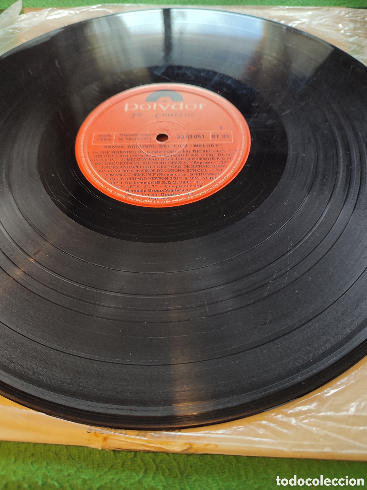 Discos de vinilo: The Bee Gees - BSO Melody original 1971 - Foto 3
