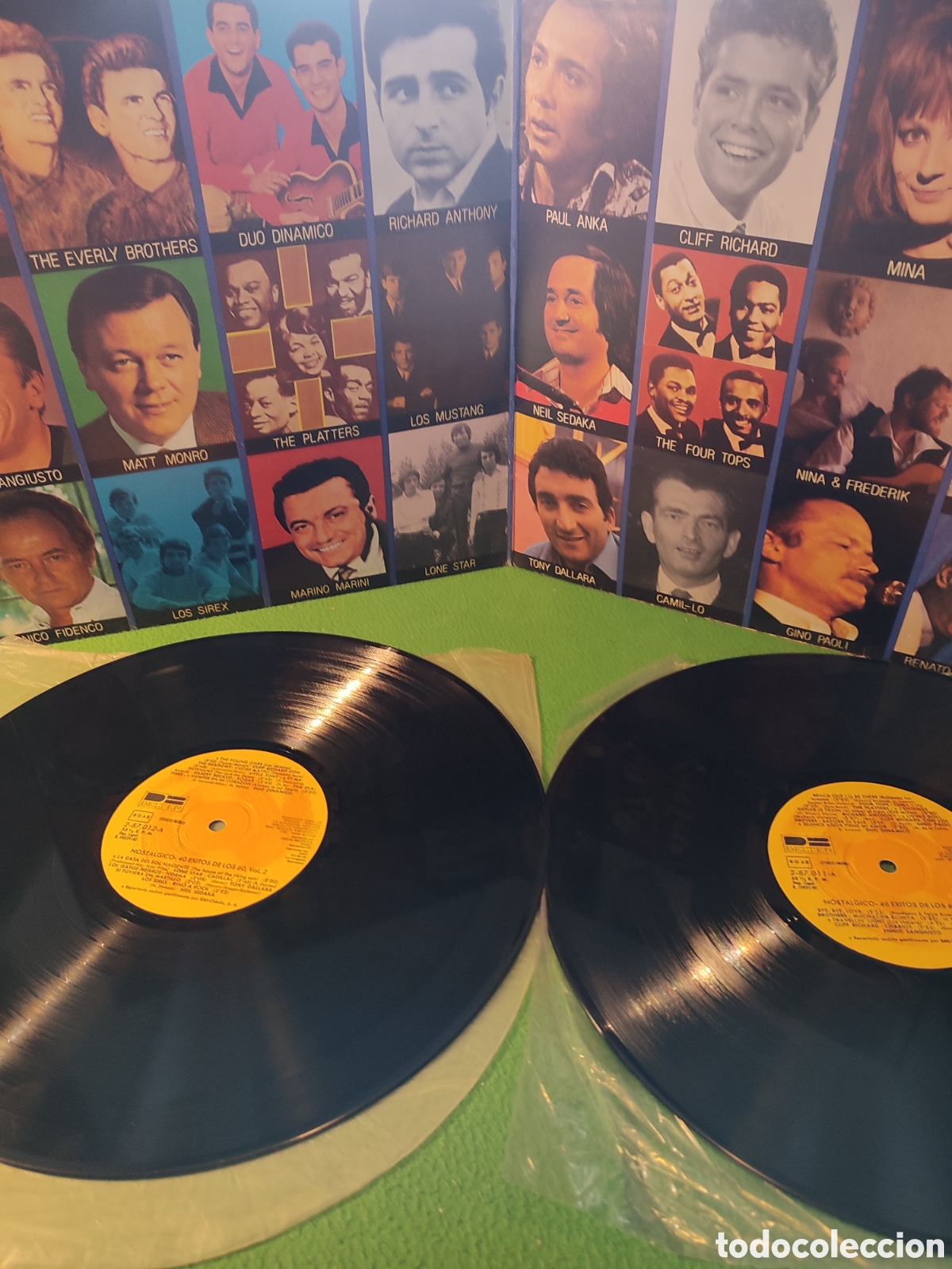 Discos de vinilo: Nost&aacute;lgico - 40 exitos de los sesenta 2 lps - Foto 2