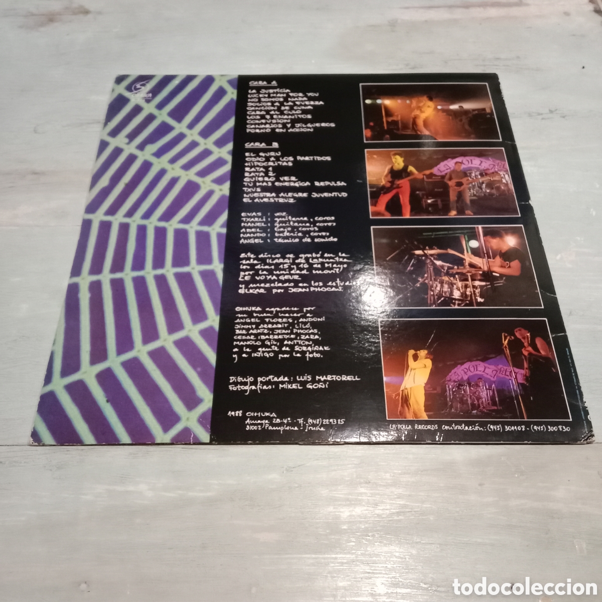 Discos de vinilo: LA POLLA RECORDS - EN DIRECTO - LP - Foto 2