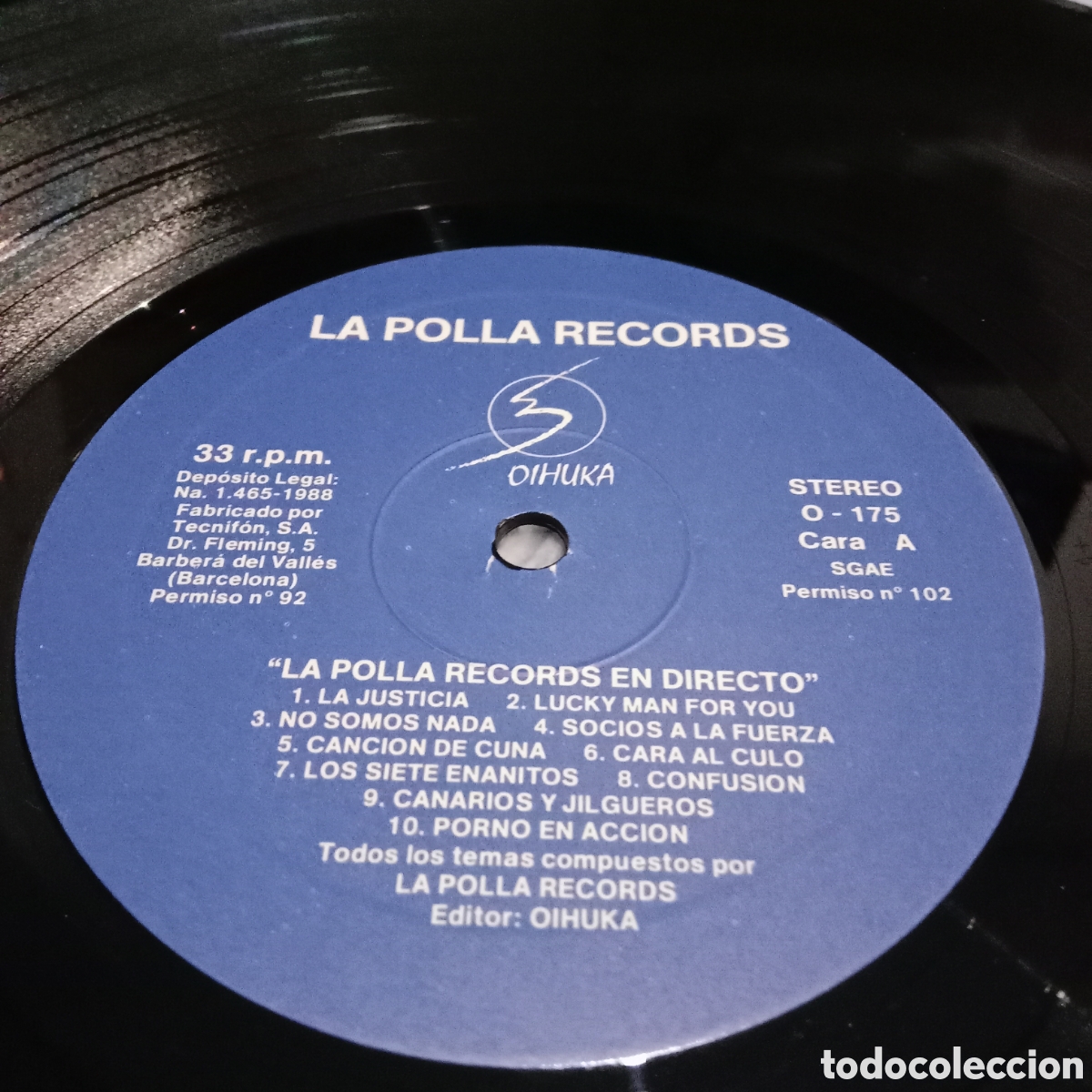 Discos de vinilo: LA POLLA RECORDS - EN DIRECTO - LP - Foto 4