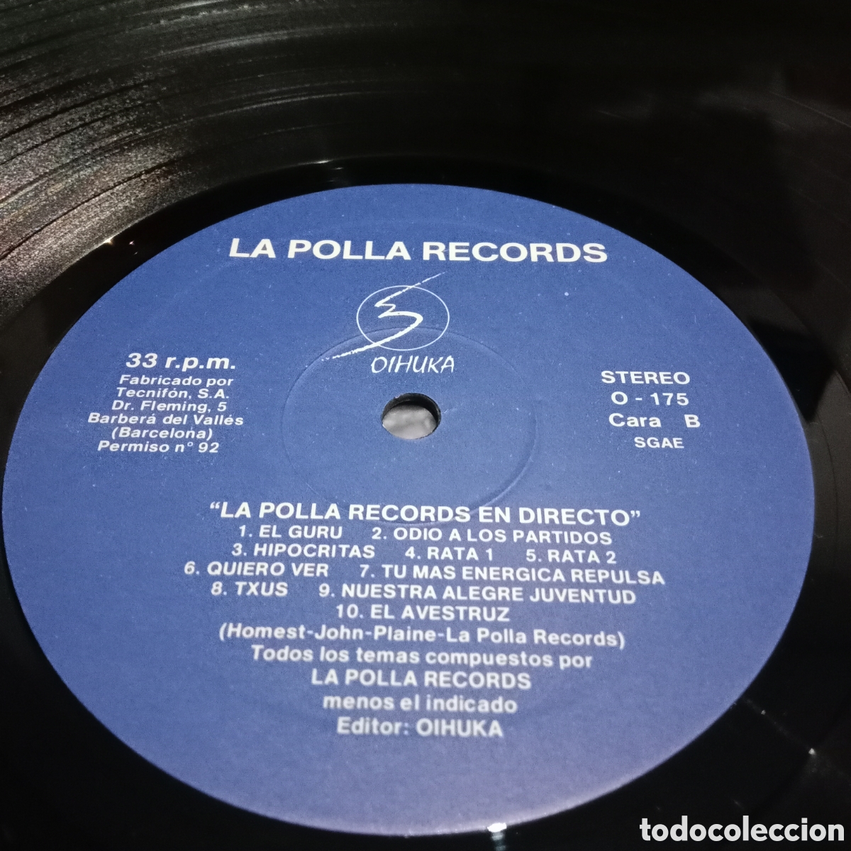 Discos de vinilo: LA POLLA RECORDS - EN DIRECTO - LP - Foto 5