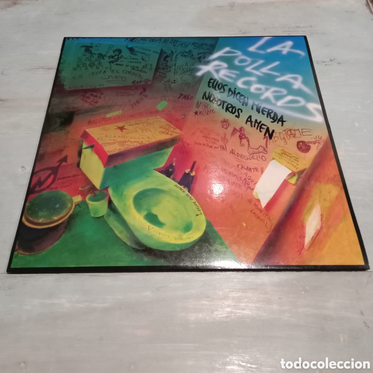 Discos de vinilo: LA POLLA RECORDS - ELLOS DICEN MIERDA, NOSOTROS AMEN - LP