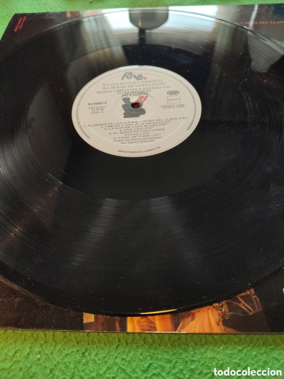 Discos de vinilo: Jayme Marques - BSO El se&ntilde;or de los llanos - Foto 3