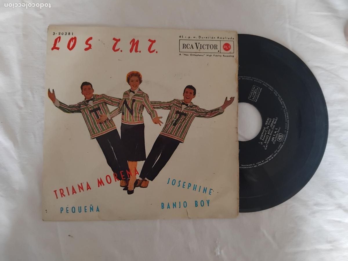 Discos de vinilo: LOS T.N.T. TRIANA MORENA + 3. EP RCA VICTOR 1964.