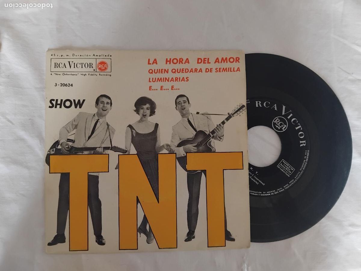 Discos de vinilo: SHOW T.N.T. LA HORA DEL AMOR + 3. EP RCA VICTOR 1963.