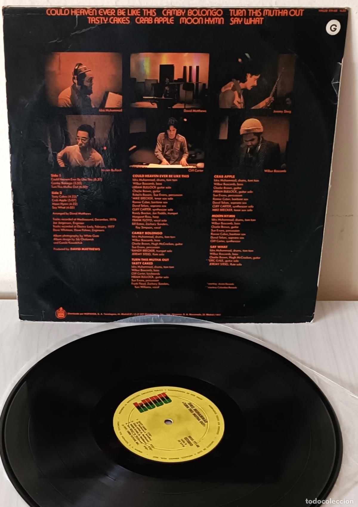 Discos de vinilo: IDRIS MUHAMMAD - TURN THIS MUTHA OUT KUDU - 1977 - Foto 2