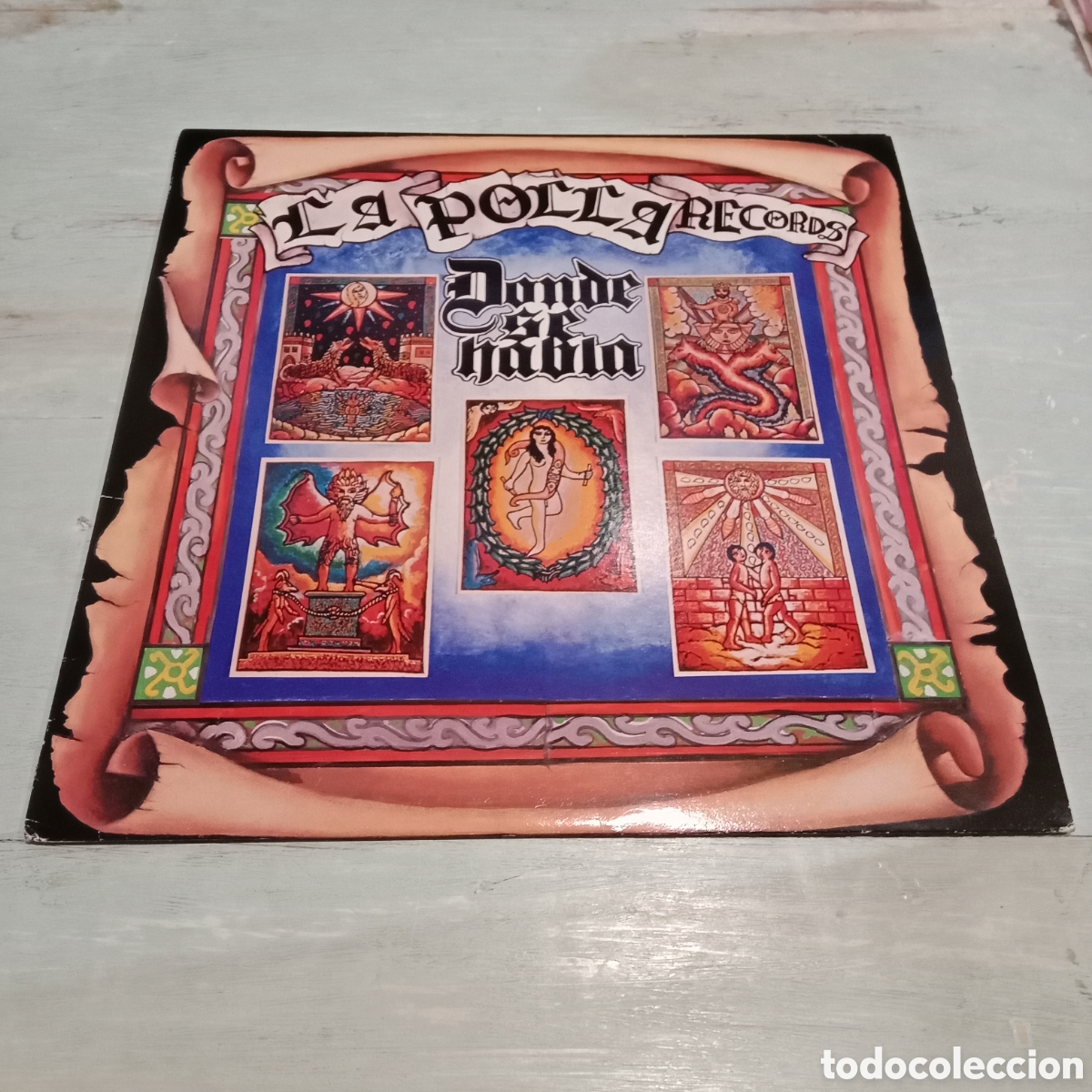 Vinyl records: LA POLLA RECORDS - DONDE SE HABLA - LP