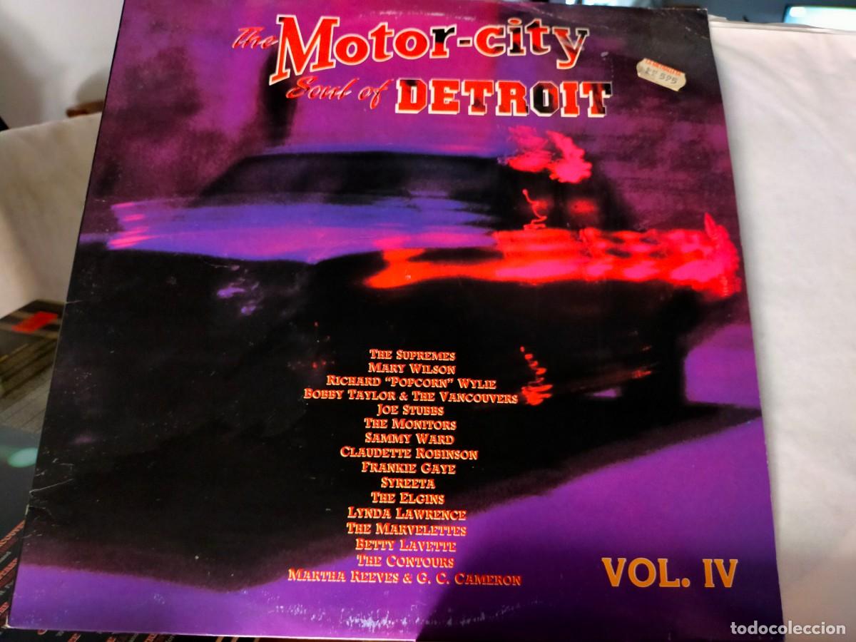 Discos de vinilo: THE MOTOR-CITY SOUND OF DETROIT. VOL. IV. DOBLE &Aacute;LBUM. 2 LP. DRO. 16 TEMAS. VER DESCRIPCI&Oacute;N. 1991