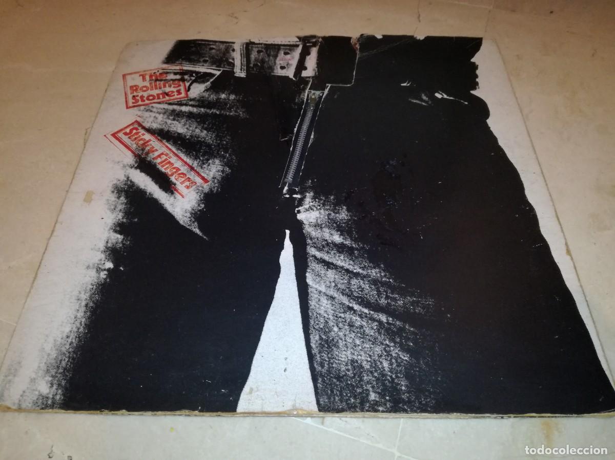 Discos de vinilo: THE ROLLING STONES-STICKY FINGERS-ORIGINAL 1971-CON LA CREMALLERA ORIGINAL
