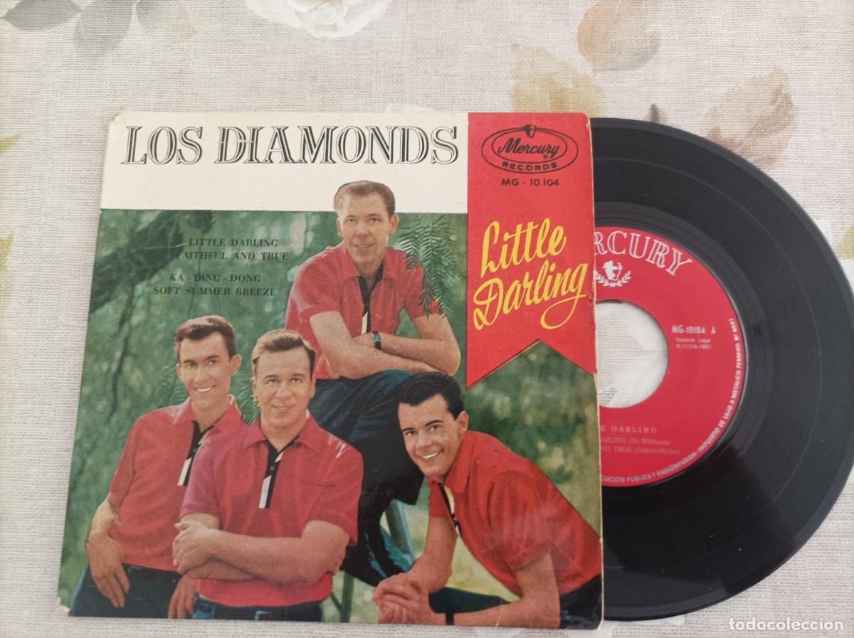 Discos de vinilo: Los Diamonds ep original little darlin - Foto 1