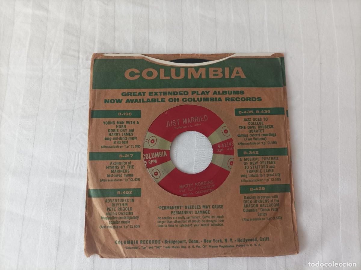 Discos de vinilo: Marty Robbins single original antiguo - Foto 1