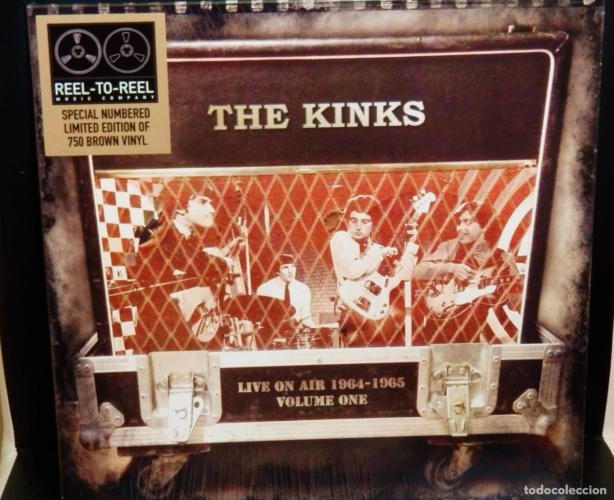 Discos de vinilo: The Kinks * LP Vinilo 180g Color Marr&oacute;n * Live on the Air 1964 / 1965 * 750 copias numeradas