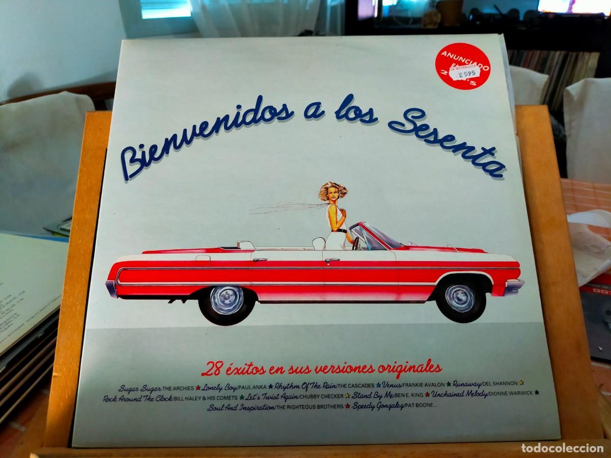 Discos de vinilo: BIENVENIDOS A LOS SESENTA. 28 &Eacute;XITOS EN SUS VERSIONES ORIGINALES. DOBLE &Aacute;LBUM. 2 LP. 28 TEMAS. 1991