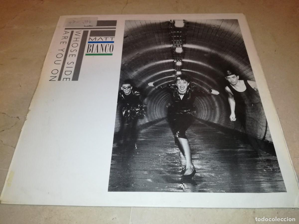 Discos de vinilo: MATT BIANCO-WHOSE SIDE ARE YOU ON?-ORIGINAL ESPA&Ntilde;OL 1984