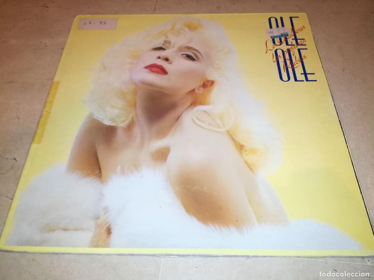 Discos de vinilo: OLE OLE-LOS CABALLEROS LAS PREFIEREN RUBIAS-GATEFOLD-ORIGINAL 1987