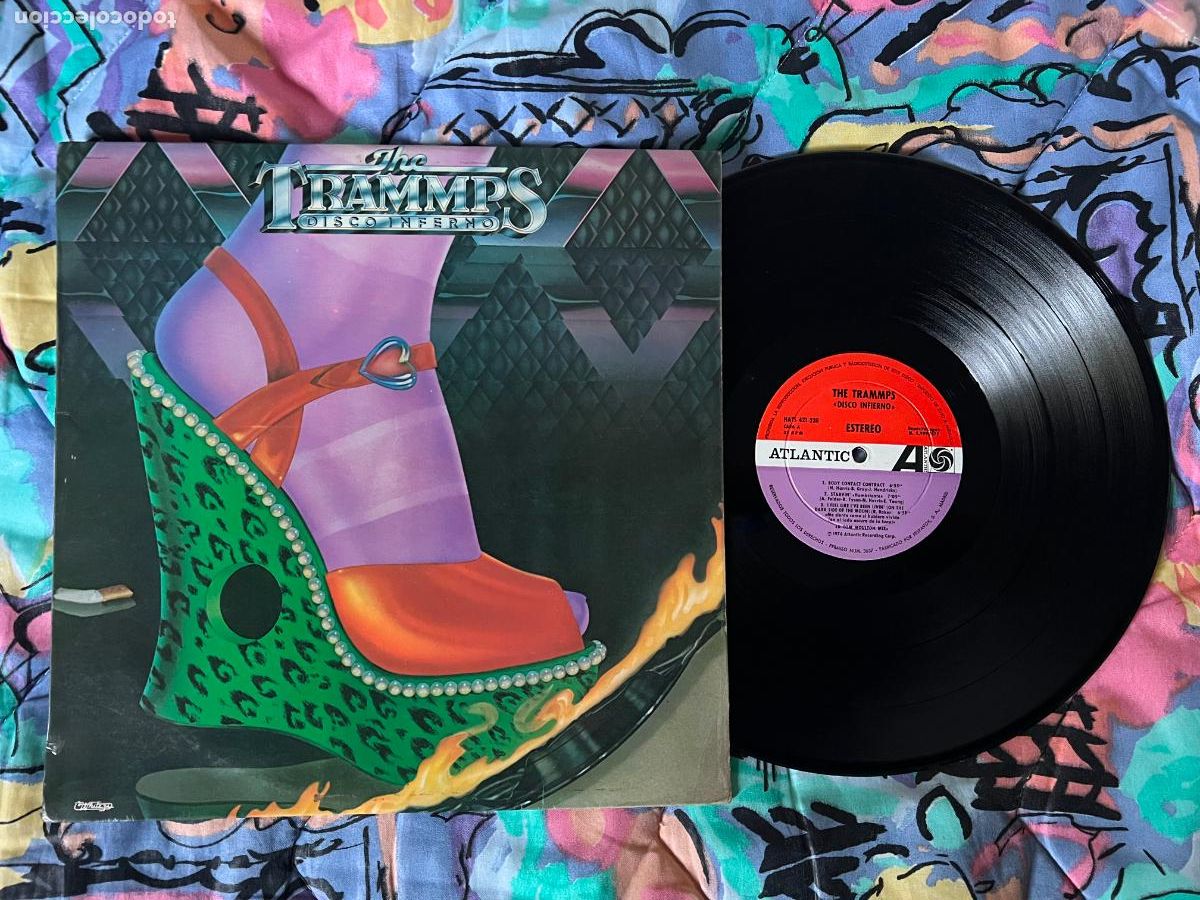 Discos de vinilo: LP The Trammps Disco Inferno, ATLANTIC 1977