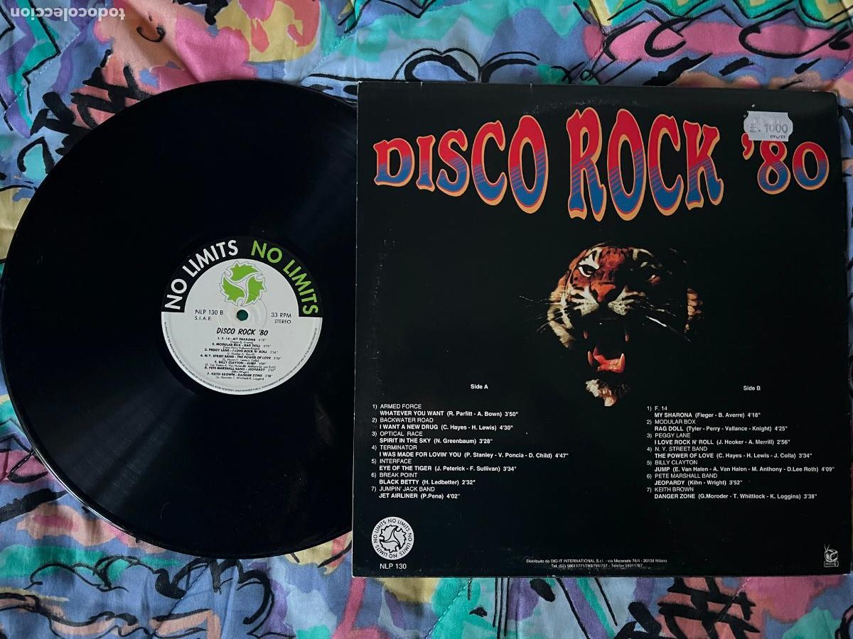 Discos de vinilo: DISCO ROCK &acute;80 / ARMED FORCE / BACKWATER ROAD....LP NO LIMITS - Foto 2