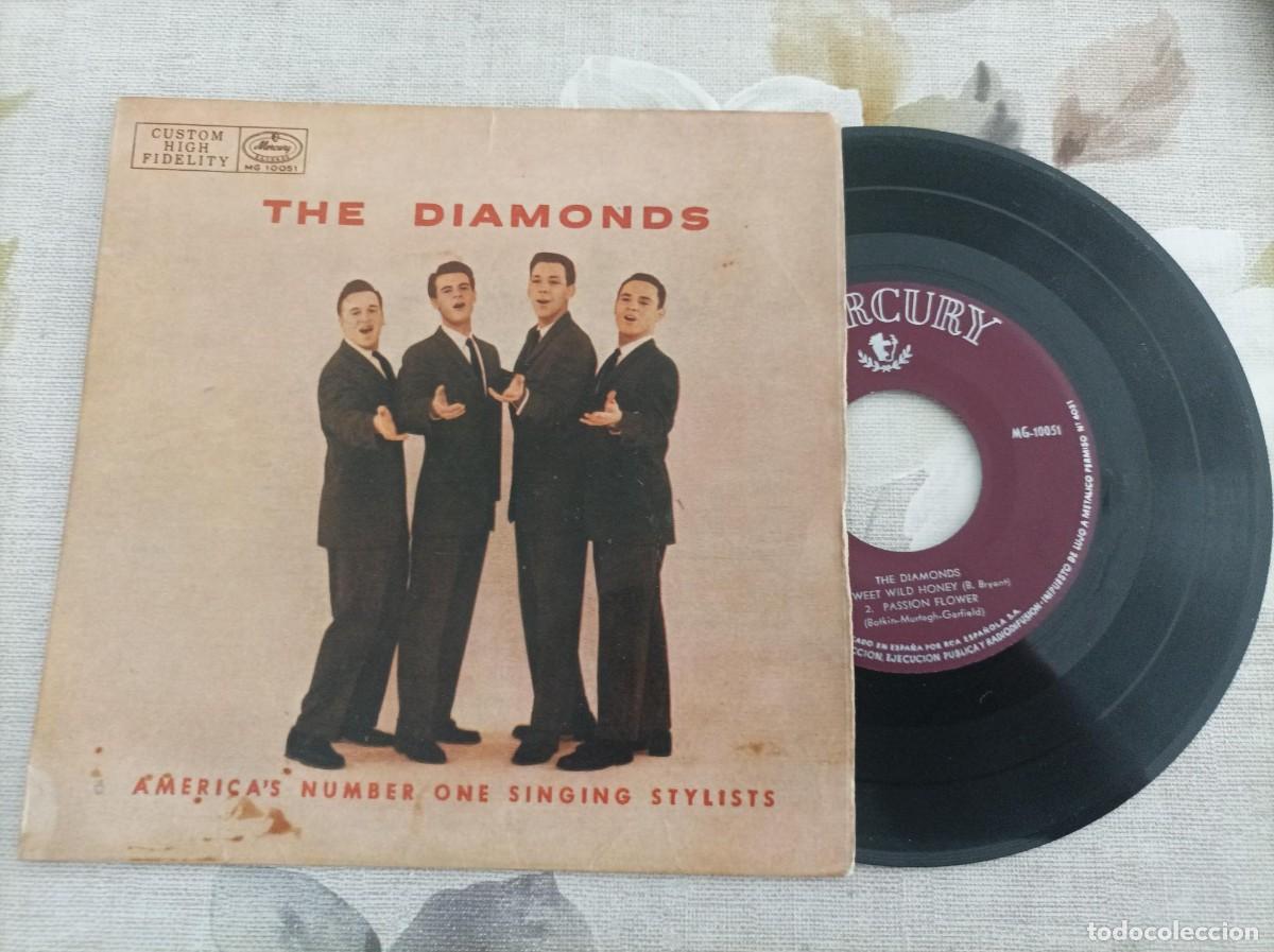 Discos de vinilo: Los Diamonds ep original espa&ntilde;ol - Foto 1