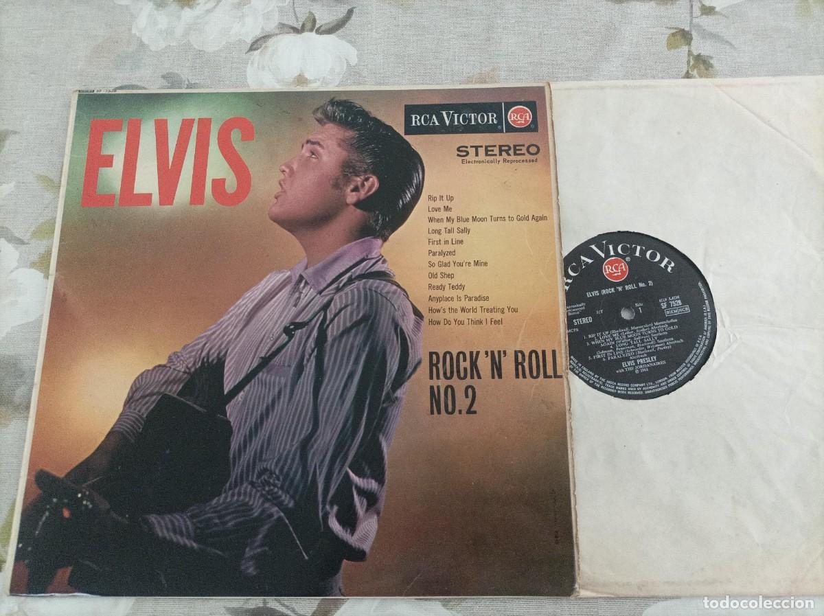Disques de vinyle: Elvis Presley lp rock and roll N&ordm;2