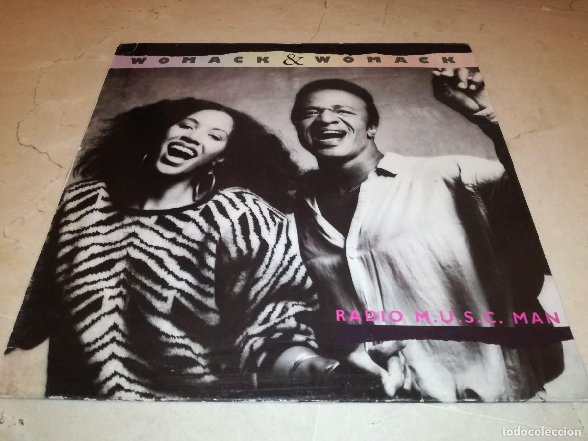 Discos de vinilo: WOMACK & WOMACK-RADIO M.U.S.C. MAN-ORIGINAL ESPA&Ntilde;OL 1985-VINILO EN EXCELENTE ESTADO