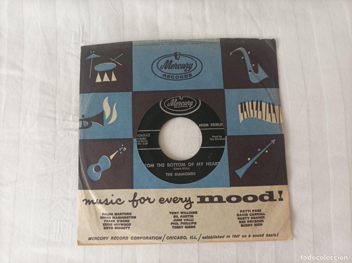 Discos de vinilo: Los Diamonds single original USA