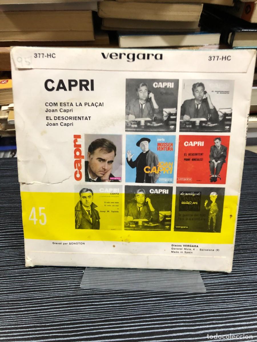 Discos de vinilo: Com est&agrave; la pla&ccedil;a! / El desorientat Joan Capri (Capri) - Foto 2