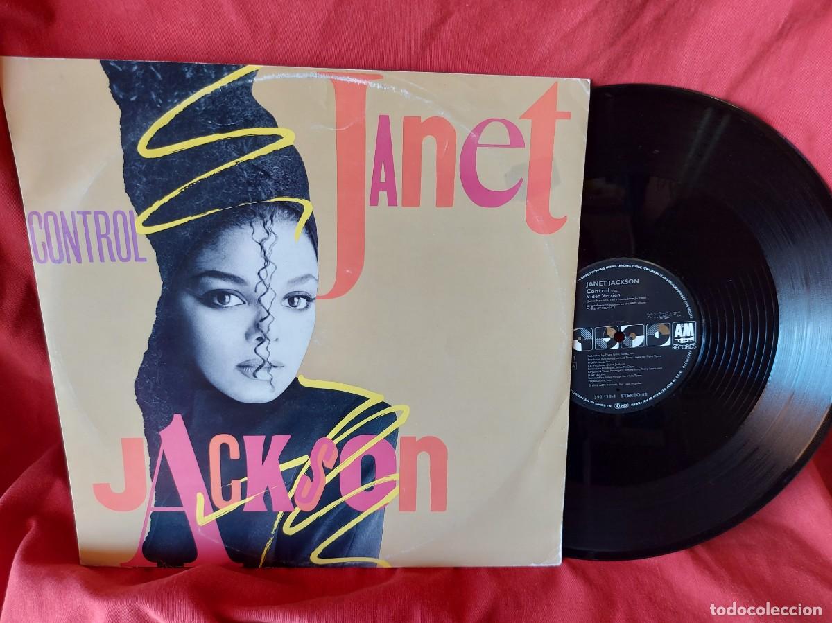 Discos de vinilo: JANET JACKSON - CONTROL / MAXISINGLE ALEMANIA 1986 ( PEDIDOS MINIMOS 10 &euro; ) RF, CAJA N&ordm;1