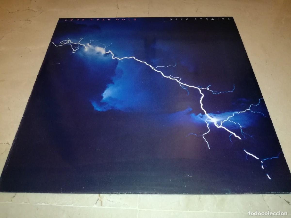 Discos de vinilo: DIRE STRAITS-LOVE OVER GOLD-CONTIENE ENCARTE-EDICI&Oacute;N ESPA&Ntilde;OLA-EN MUY BUEN ESTADO