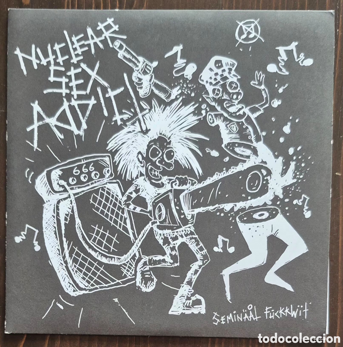 Discos de vinilo: SINGLE - NUCLEAR SEX ADDICT - SEMIN&Auml;&Aring;L FUCKKWIT - 2011 USA