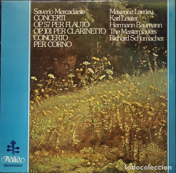 Discos de vinilo: Concerti Op. 57 Per Flauto - Op. 101 Per Clarinetto - Concerto Per Corno