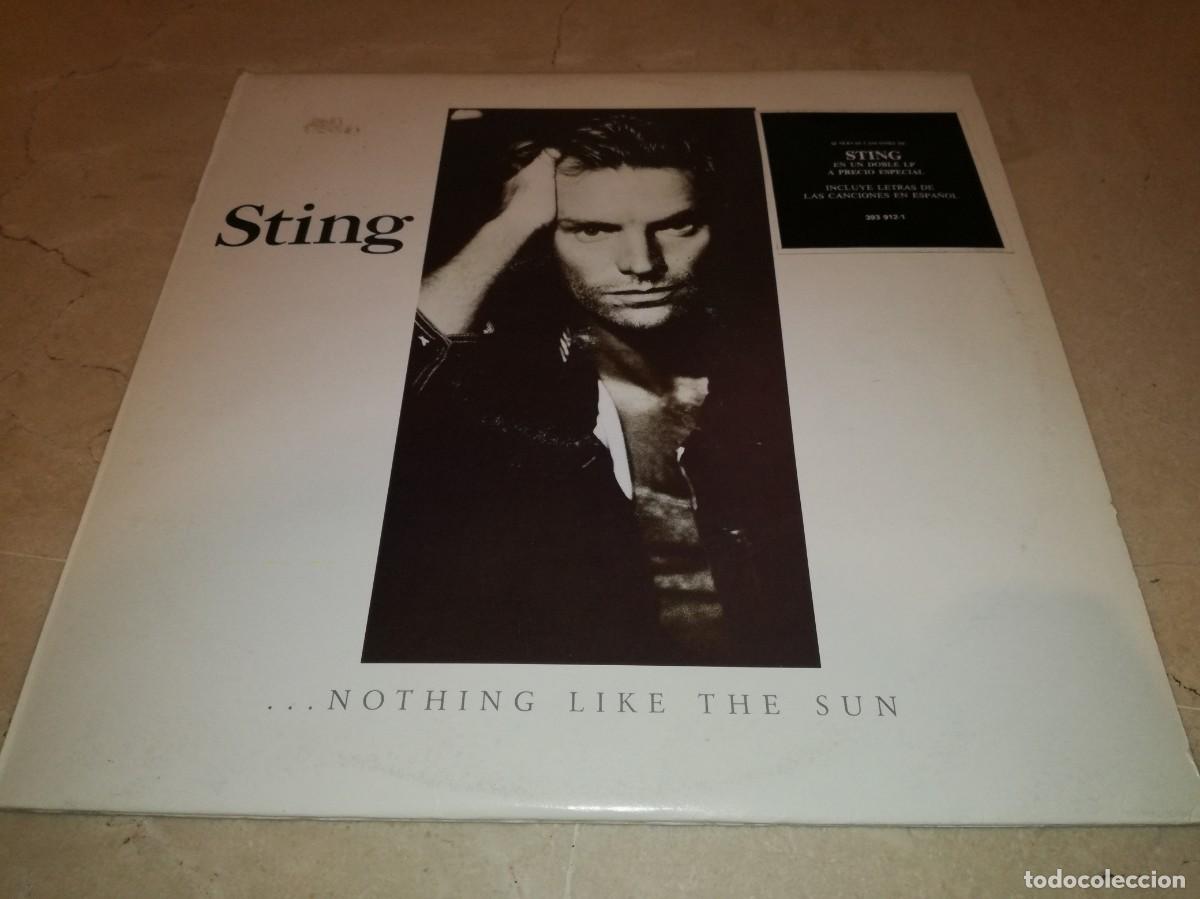 Discos de vinilo: STING-...NOTHING LIKE THE SUN-DOBLE LP-CONTIENE LOS ENCARTES-ORIGINAL ESPA&Ntilde;OL 1987