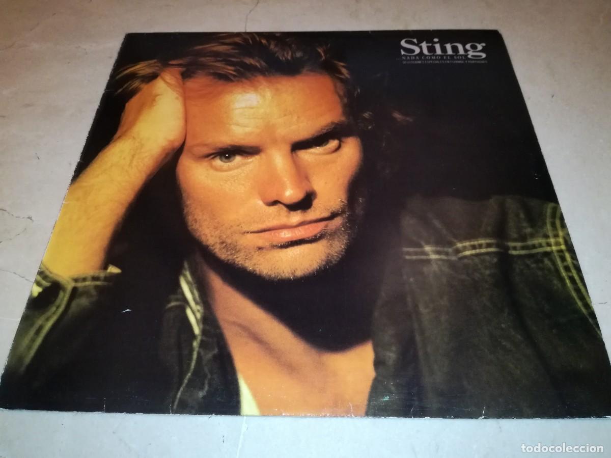 Discos de vinilo: STING-NADA COMO EL SOL-SELECCIONES ESPECIALES EN ESPA&Ntilde;OL Y PORTUGUES-EDICI&Oacute;N ESPA&Ntilde;OLA