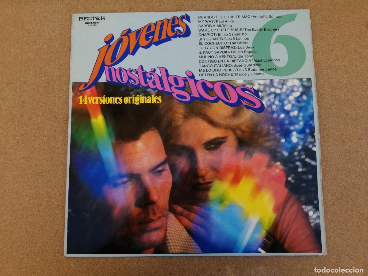 Discos de vinilo: DISCO LP. JOVENES NOSTALGICOS NUMERO 6 (PAUL ANKA -MINA - LOS SIREX - 5 LATINOS - DUO DINAMICO -...)