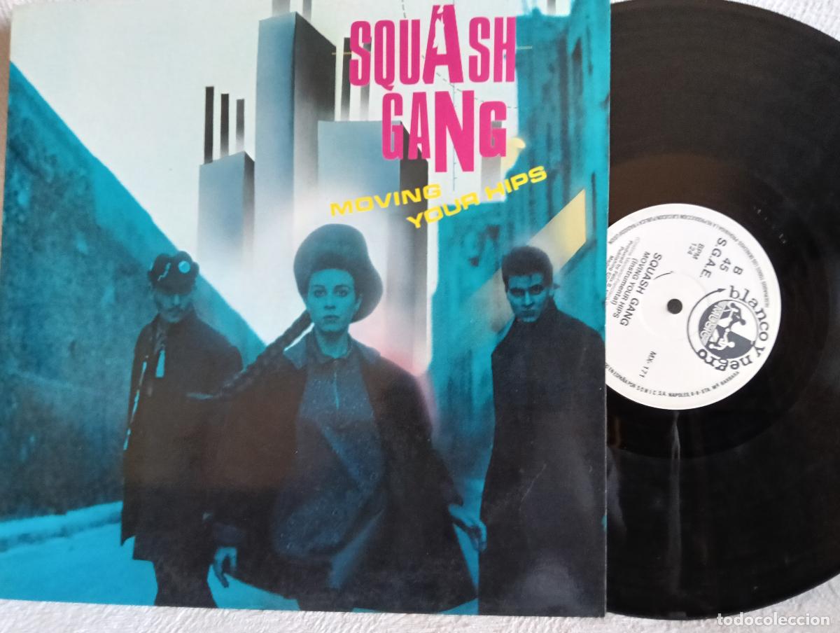 Discos de vinil: SQUASH GANG Moving Your Hips Maxi Excelente estado.Ver titulos y dem&aacute;s informaci&oacute;n en fotos.Pedido m