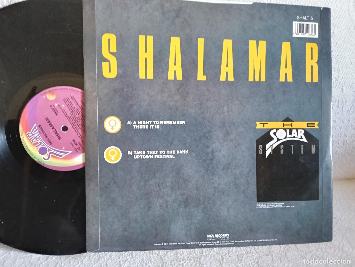 Vinyl-Schallplatten: SHALAMAR A Night To Remember Maxi Como NUEVO.Ver titulos y dem&aacute;s informaci&oacute;n en fotos.Pedido m&iacute;nimo