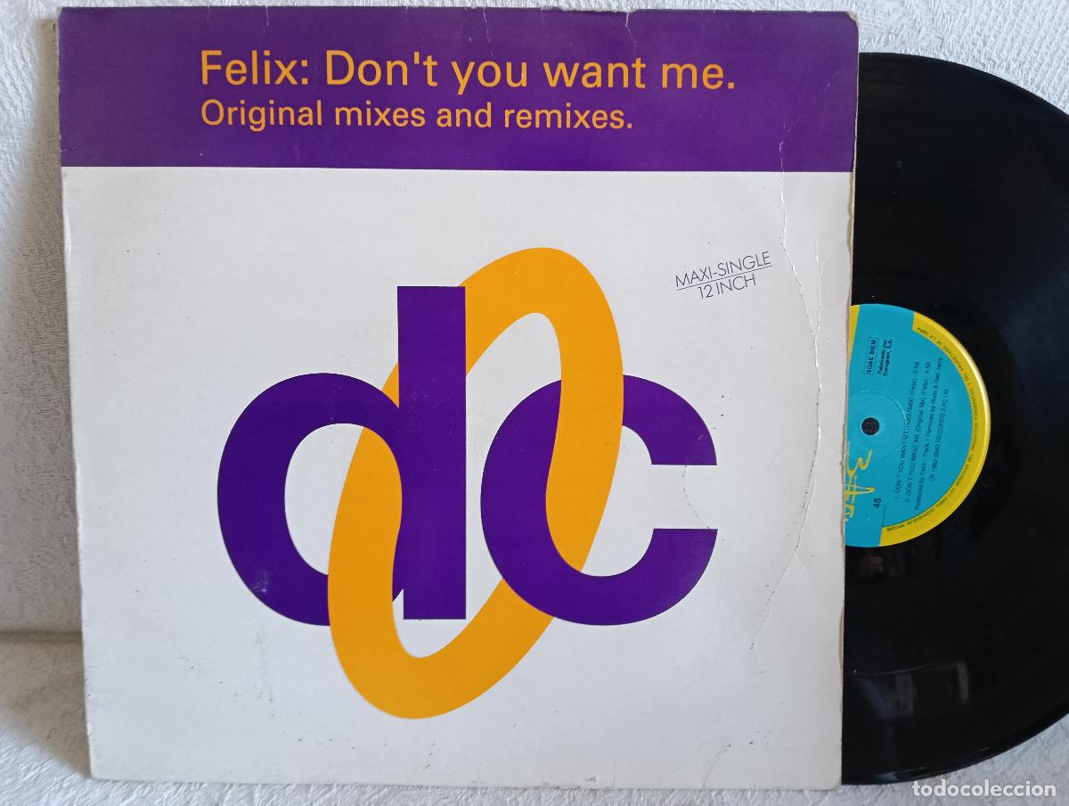 Discos de vinilo: FELIZ Don`t You Want Me Maxi Buen Estado.Ver titulos y dem&aacute;s informaci&oacute;n en fotos.Pedido m&iacute;nimo 9,00