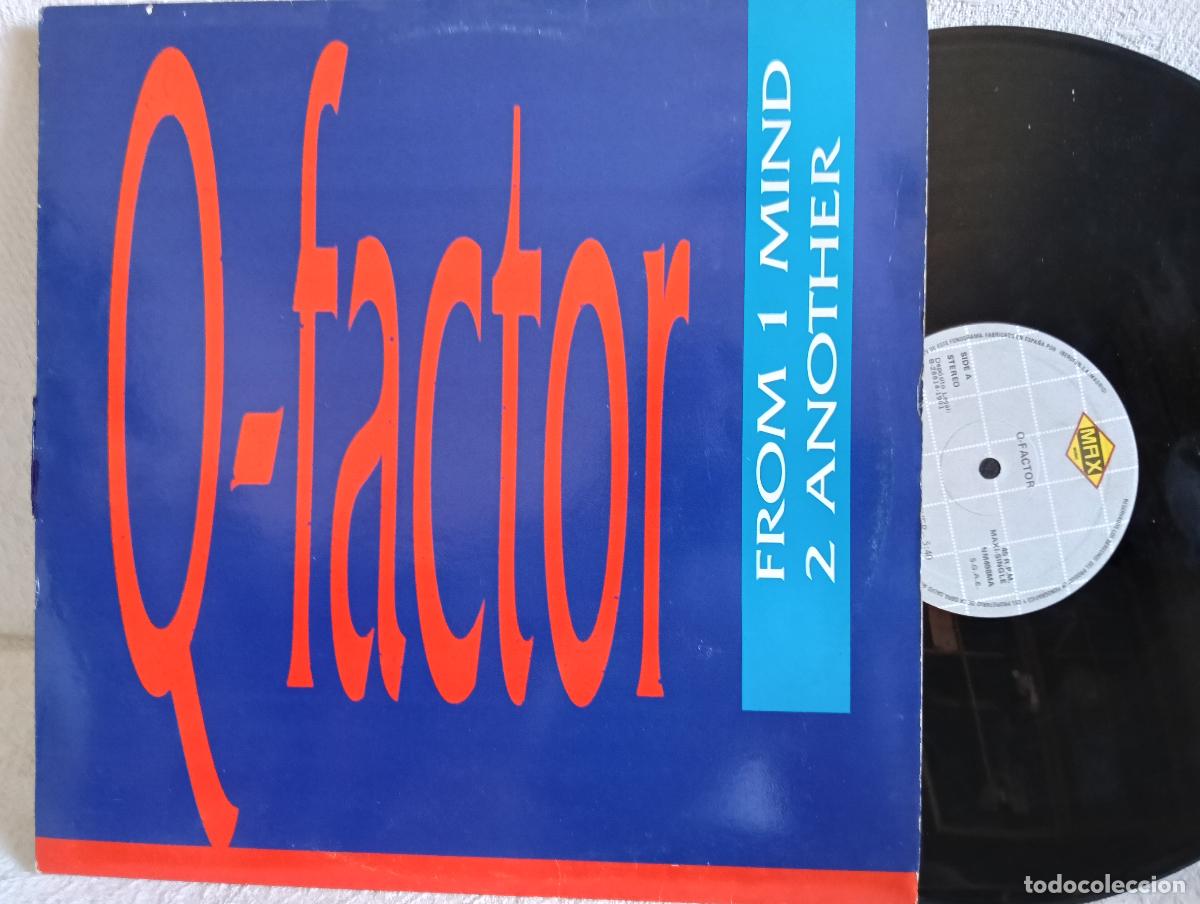 Discos de vinilo: Q-FACTOR From 1 Mind Maxi Muy buen estado.Ver titulos y dem&aacute;s informaci&oacute;n en fotos.Pedido m&iacute;nimo 9,0