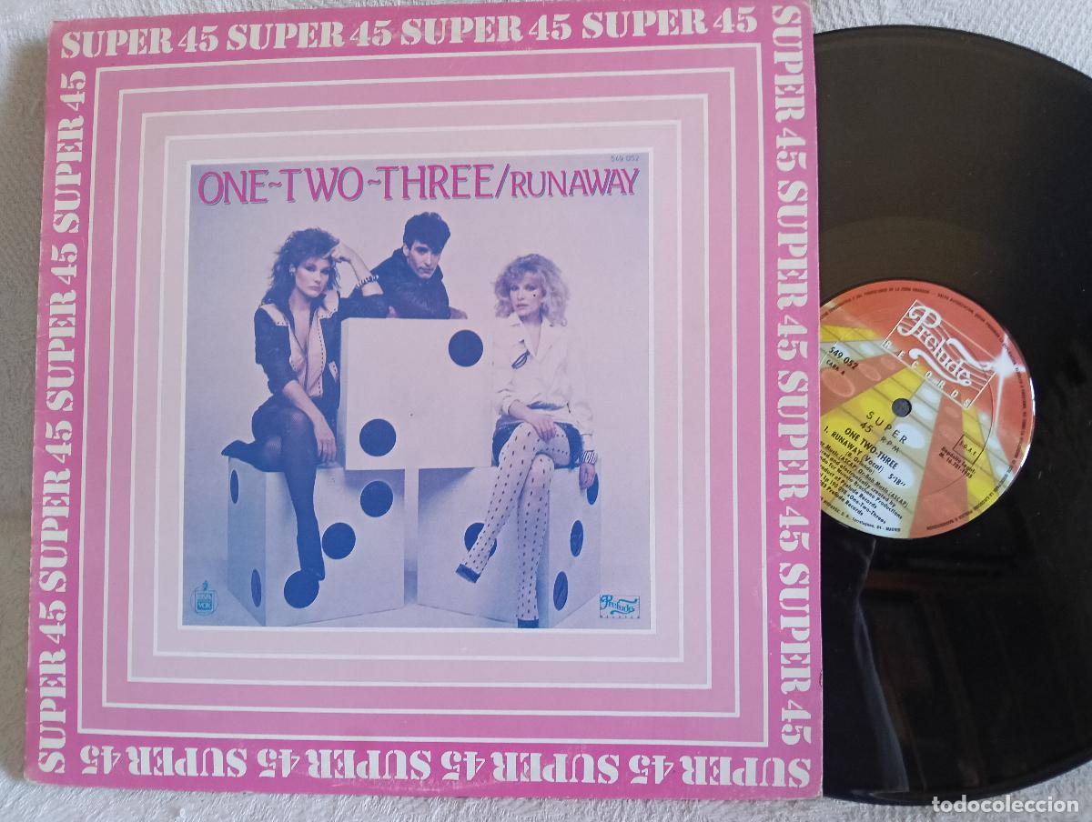Discos de vinilo: ONE+TWO-THREE Runaway Maxi como NUEVO.Ver titulos y dem&aacute;s informaci&oacute;n en fotos.Pedido m&iacute;nimo 9,00 eu