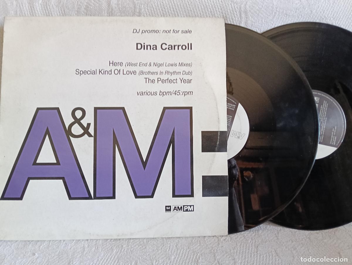 Discos de vinilo: DINA CARROLL A&M Maxi Doble Promocional NUEVO.Ver titulos y dem&aacute;s informaci&oacute;n en fotos.Pedido m&iacute;nim