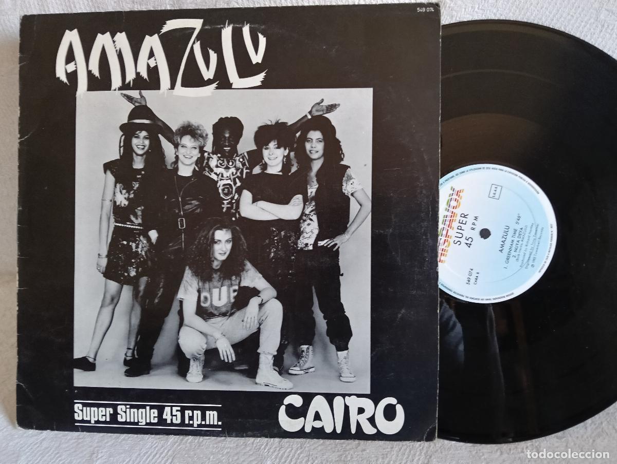 Discos de vinilo: AMAZULU Cairo Maxi Reggai NUEVO.Ver titulos y dem&aacute;s informaci&oacute;n en fotos.Pedido m&iacute;nimo 9,00 euros