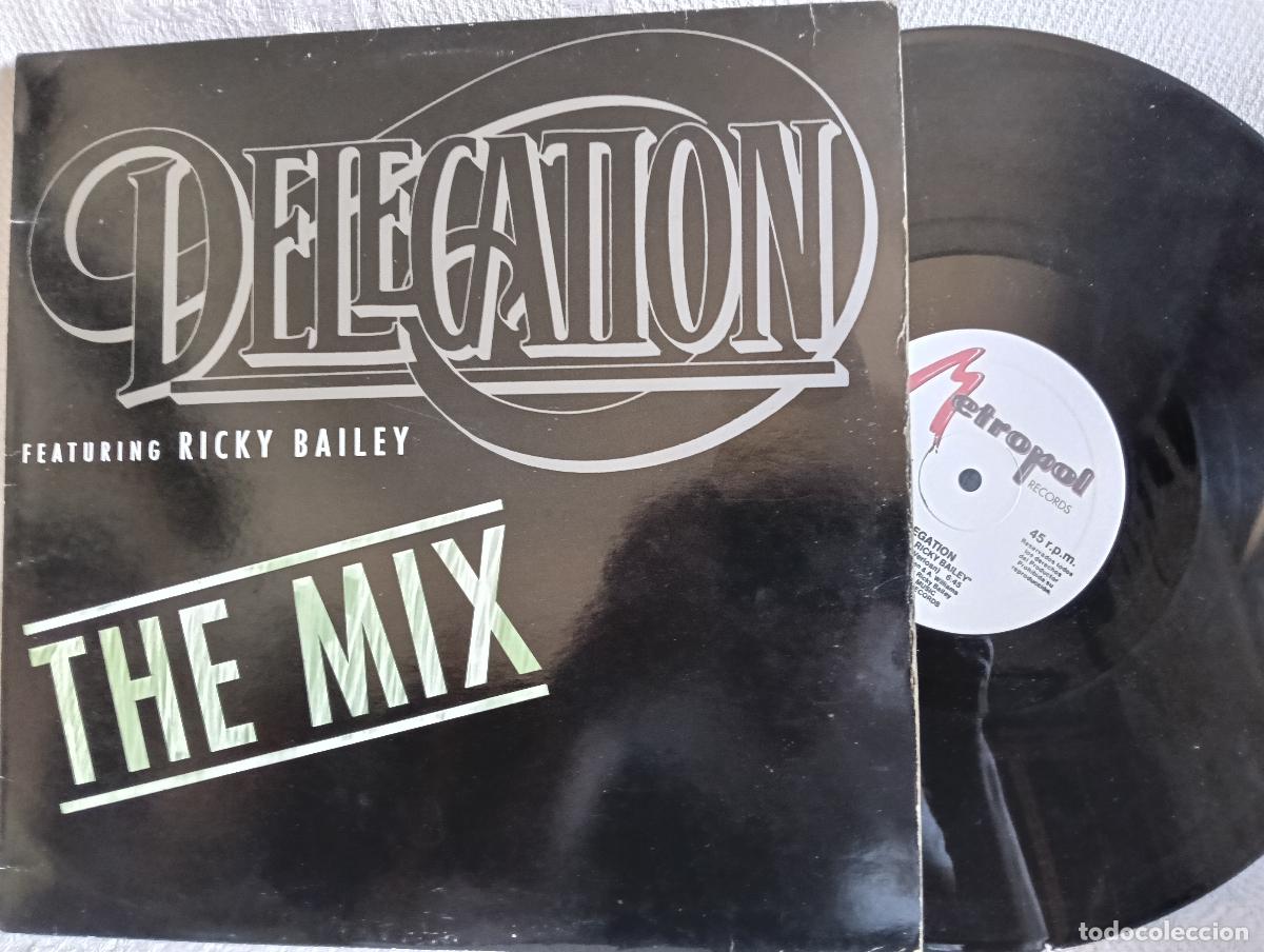 Discos de vinilo: DELEGATION The Mix Maxi como NUEVO.Ver titulos y dem&aacute;s informaci&oacute;n en fotos.Pedido m&iacute;nimo 9,00 euros