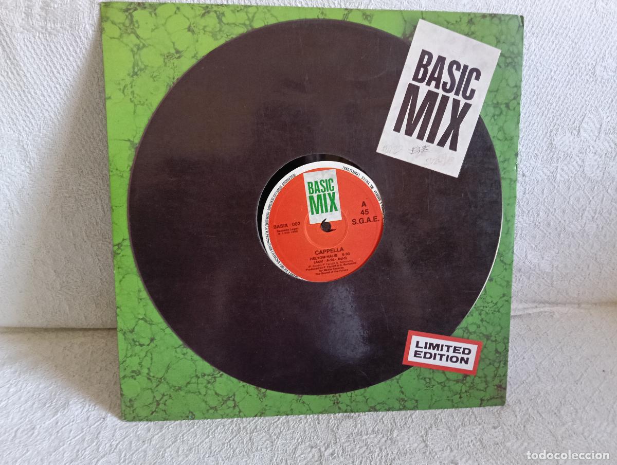 Discos de vinilo: CAPPELLA Hel Yom Halib Maxi Excelente estado.Ver titulos y dem&aacute;s informaci&oacute;n en fotos.Pedido m&iacute;nimo