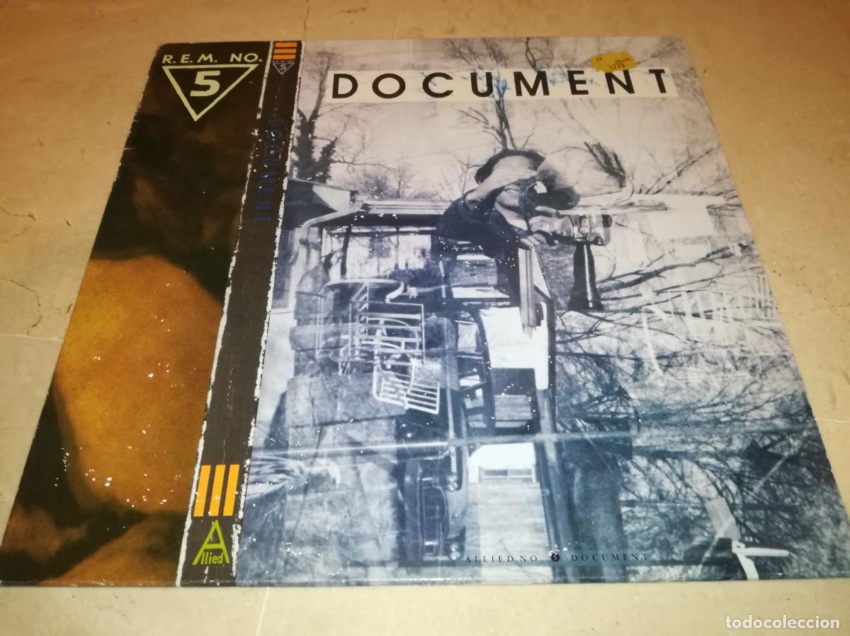 Discos de vinilo: R.E.M.-DOCUMENT-CONTIENE ENCARTE-ORIGINAL ESPA&Ntilde;OL 1987-VINILO EN MUY BUEN ESTADO