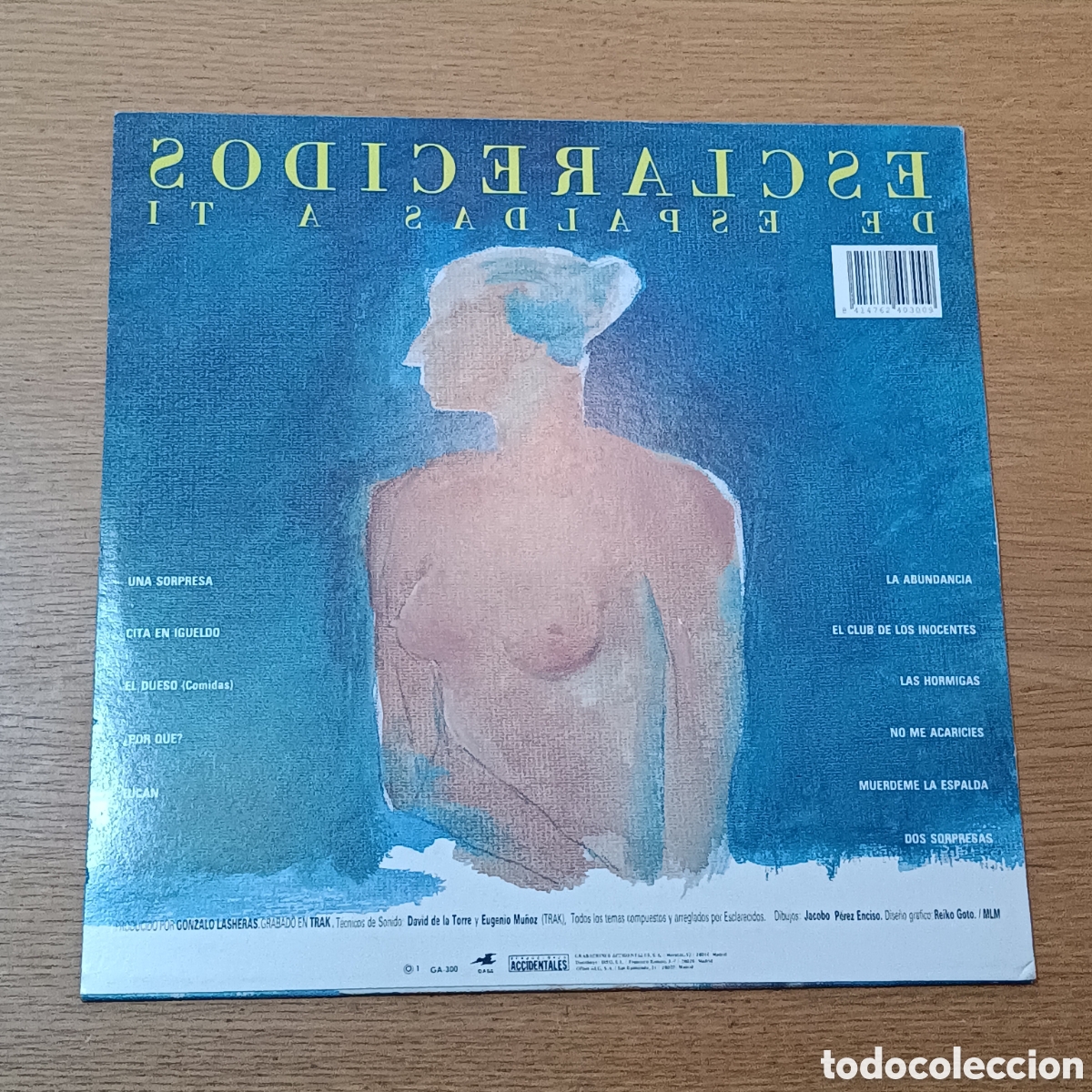 Discos de vinilo: Esclarecidos LP De Espaldas A Mi - Foto 2