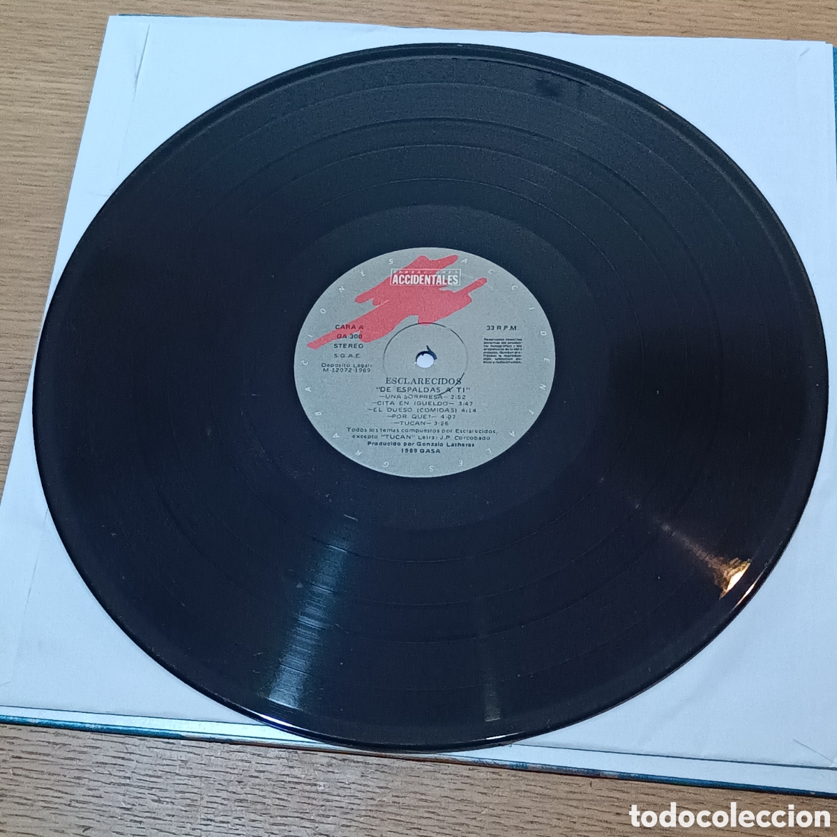 Discos de vinilo: Esclarecidos LP De Espaldas A Mi - Foto 3