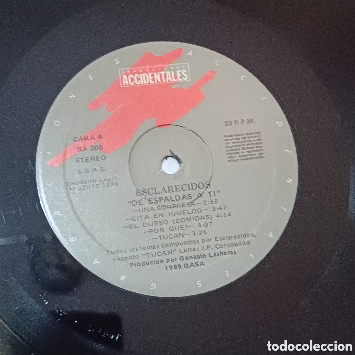 Discos de vinilo: Esclarecidos LP De Espaldas A Mi - Foto 4