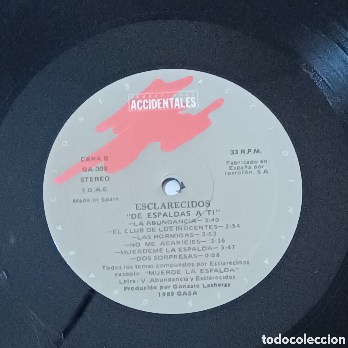 Discos de vinilo: Esclarecidos LP De Espaldas A Mi - Foto 6