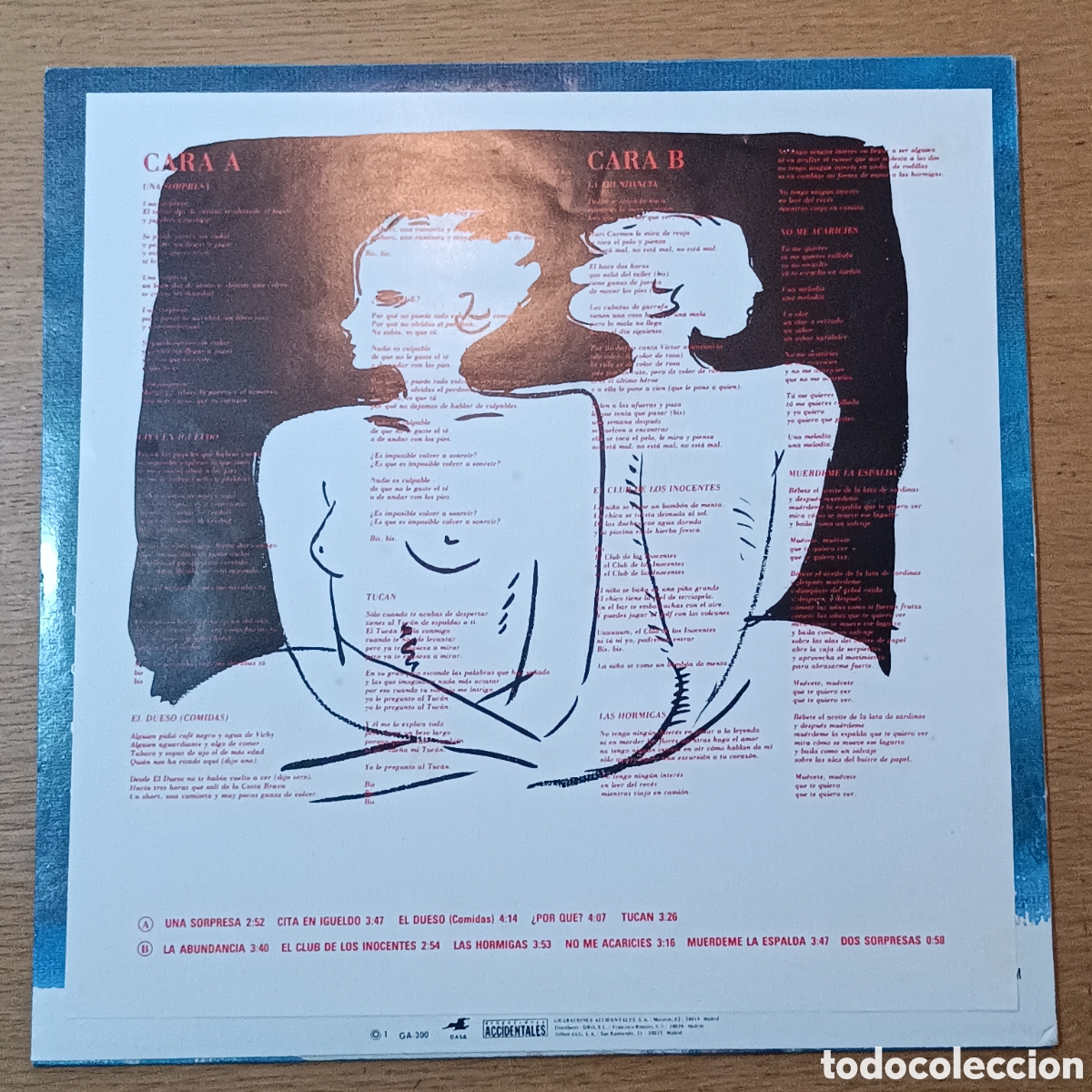 Discos de vinilo: Esclarecidos LP De Espaldas A Mi - Foto 8